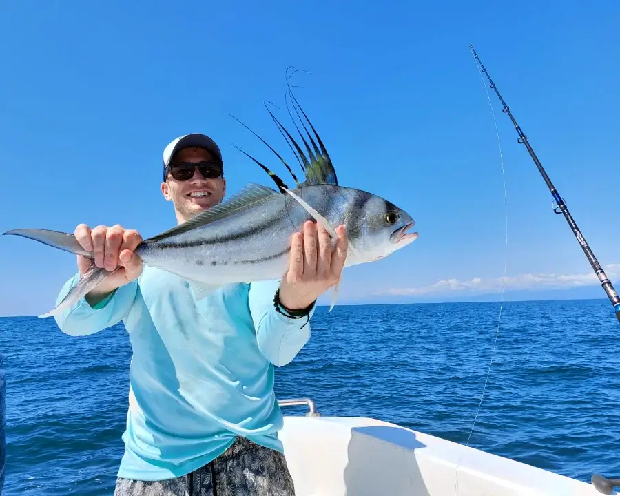 Rooster fish caught off Uvita coast