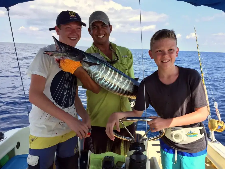 Wahoo caught off Uvita, Costa Rica